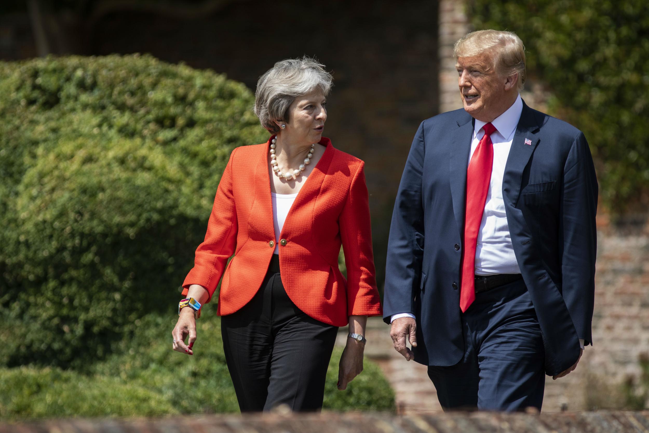 Donald Trump says he feels ‘badly’ for Theresa May following her resignation