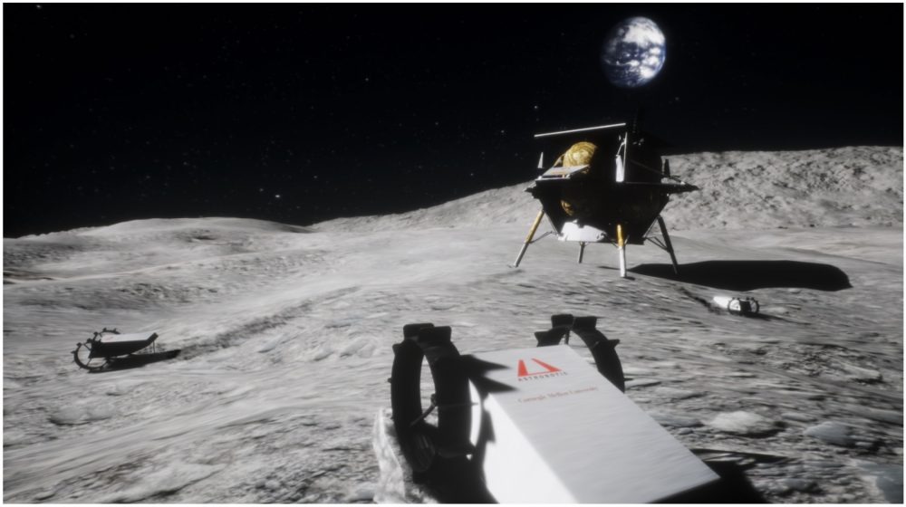 This minor wanderer will test how well small mobile robots can survive on the Moon