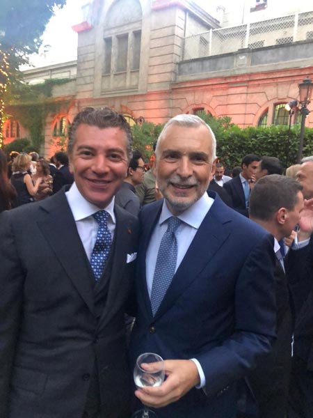 Ambassador of Antigua and Barbuda Dario Item attends the reception of the Festa della Repubblica Italiana in Madrid