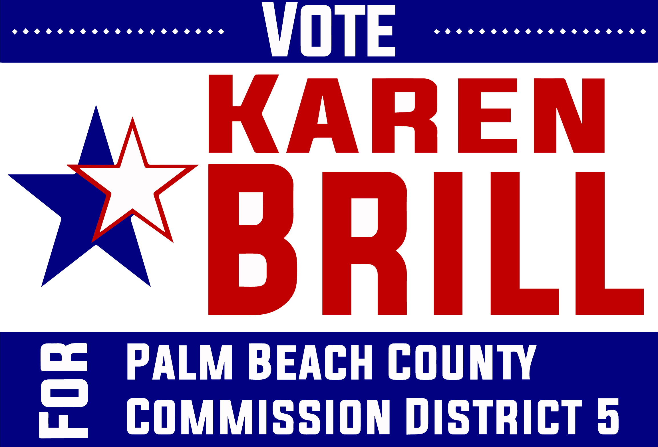 Karen Brill for Palm Beach County Commissioner District 5 Receives Endorsement from Constitutional Tax Collector Anne Gannon