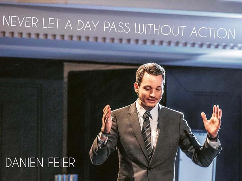 Danien Feier is an exceptional motivational speaker, Changing fortunes for the people who are in trouble