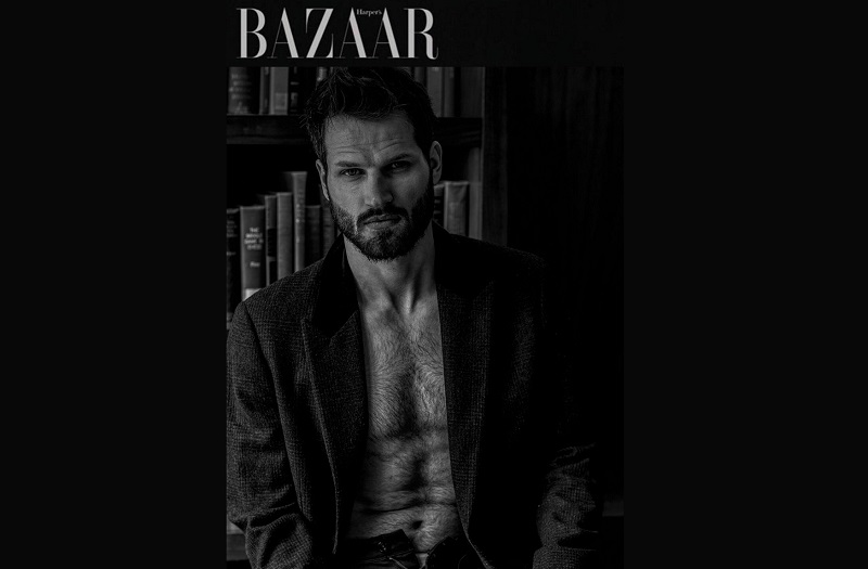 The Top Model David Koch for Harper’s Baazar US