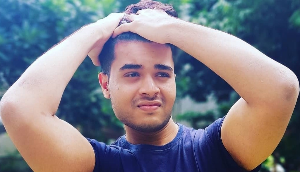 Abhishek Bardia, a student who became an actor