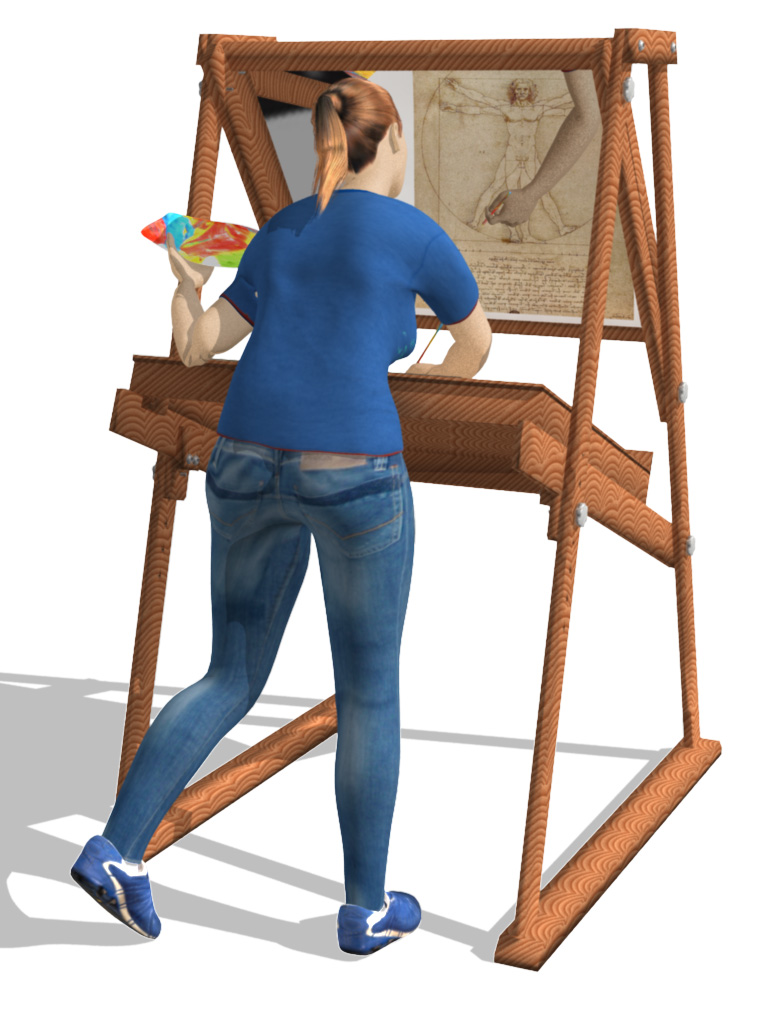 Da Vinci’s Easel: Leonardo Da Vinci’s Essential Painting Tool