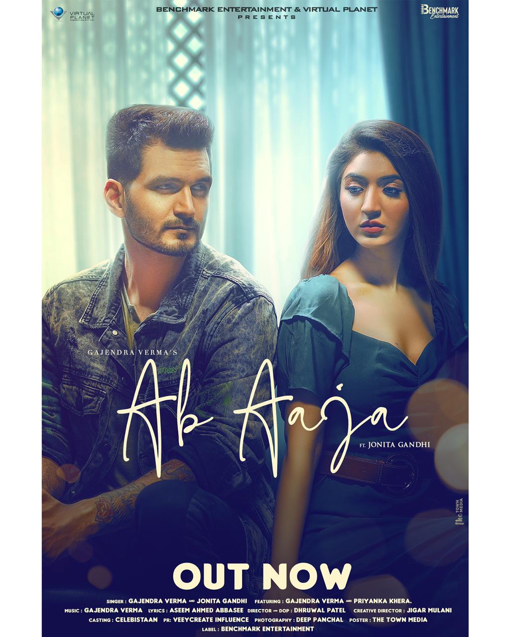 Benchmark Entertainment drops their latest track titled ‘Ab Aaja’ by Gajendra Verma and Jonita Gandhi