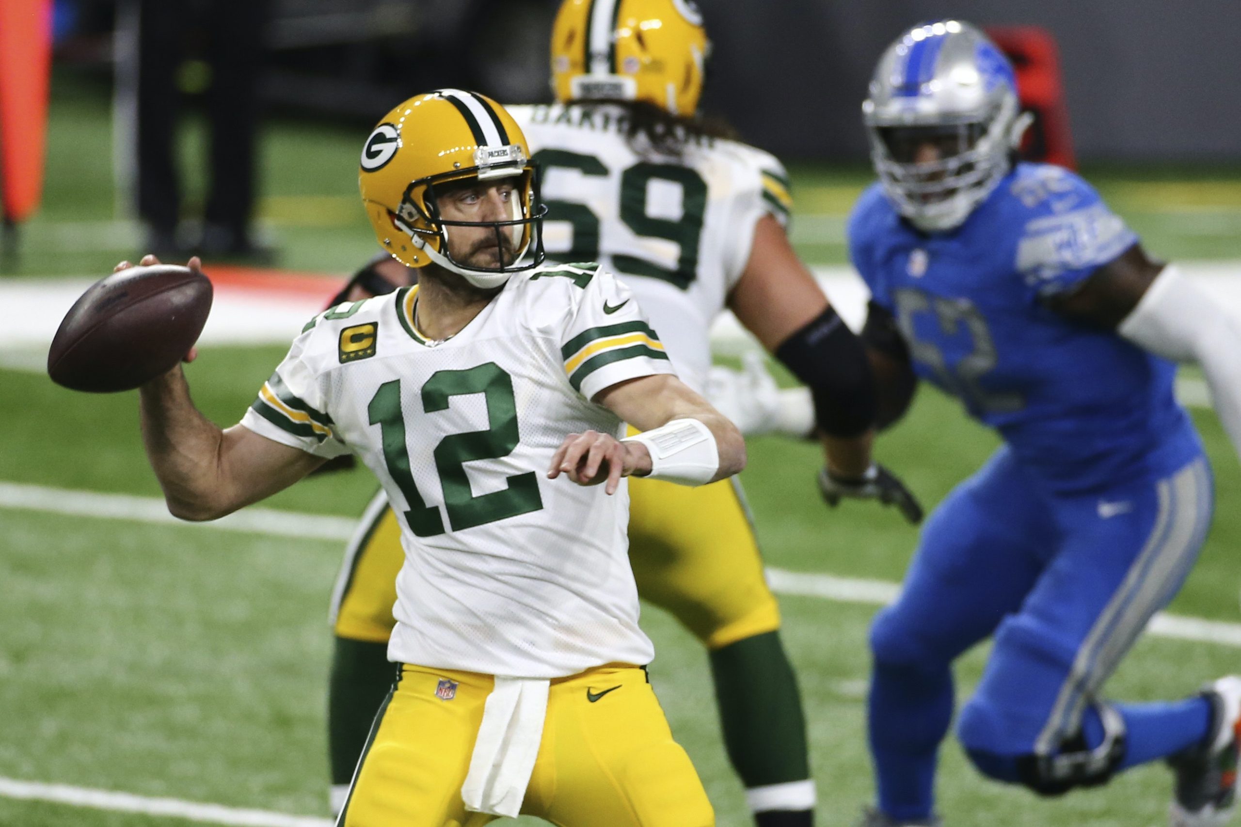 Green Bay Packers clinch NFC North with 31-24 victory over Detroit Lions