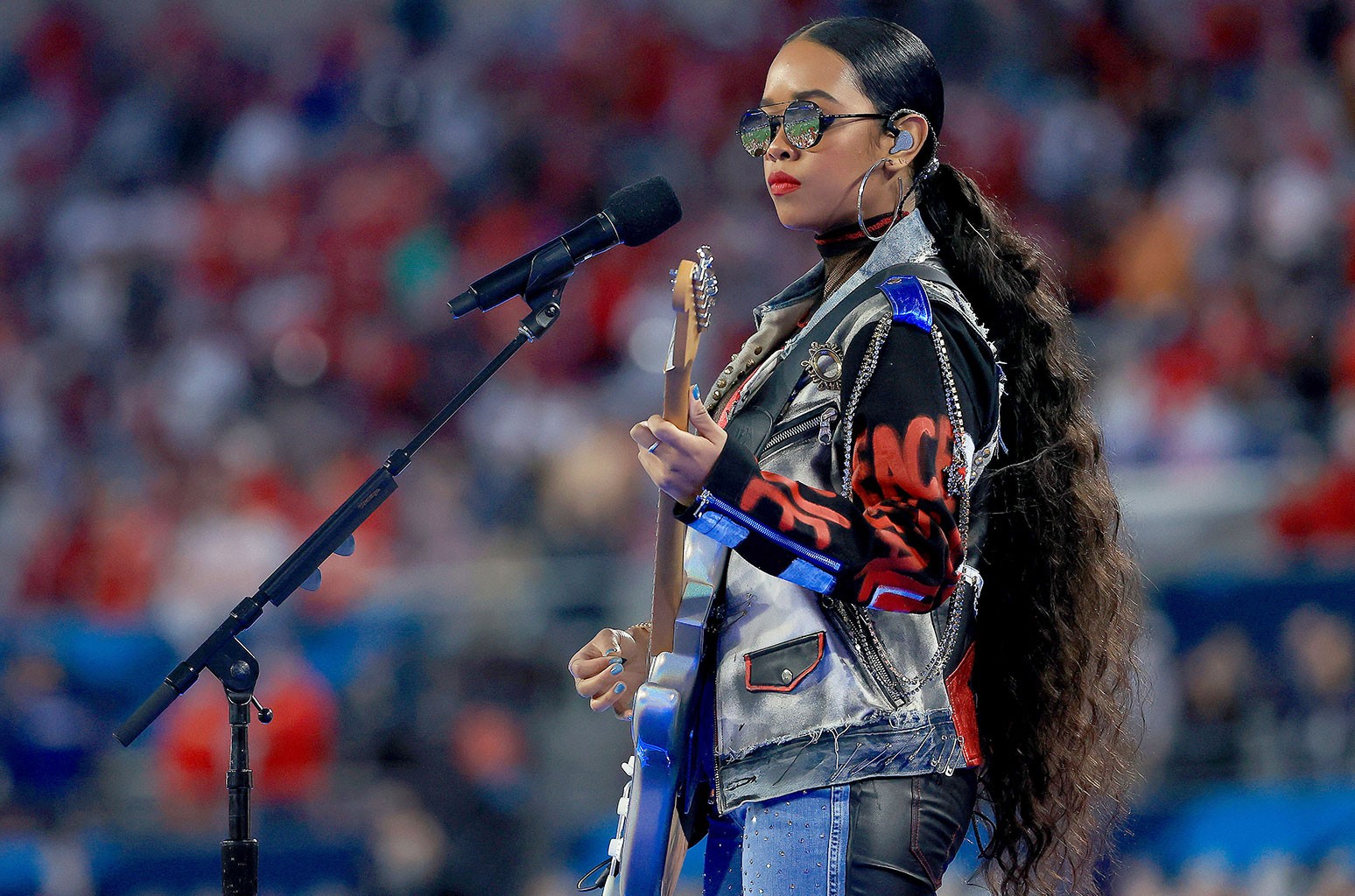 At Super Bowl LV, Grammy-Award Winning Singer H.E.R. performs the “America the Beautiful”