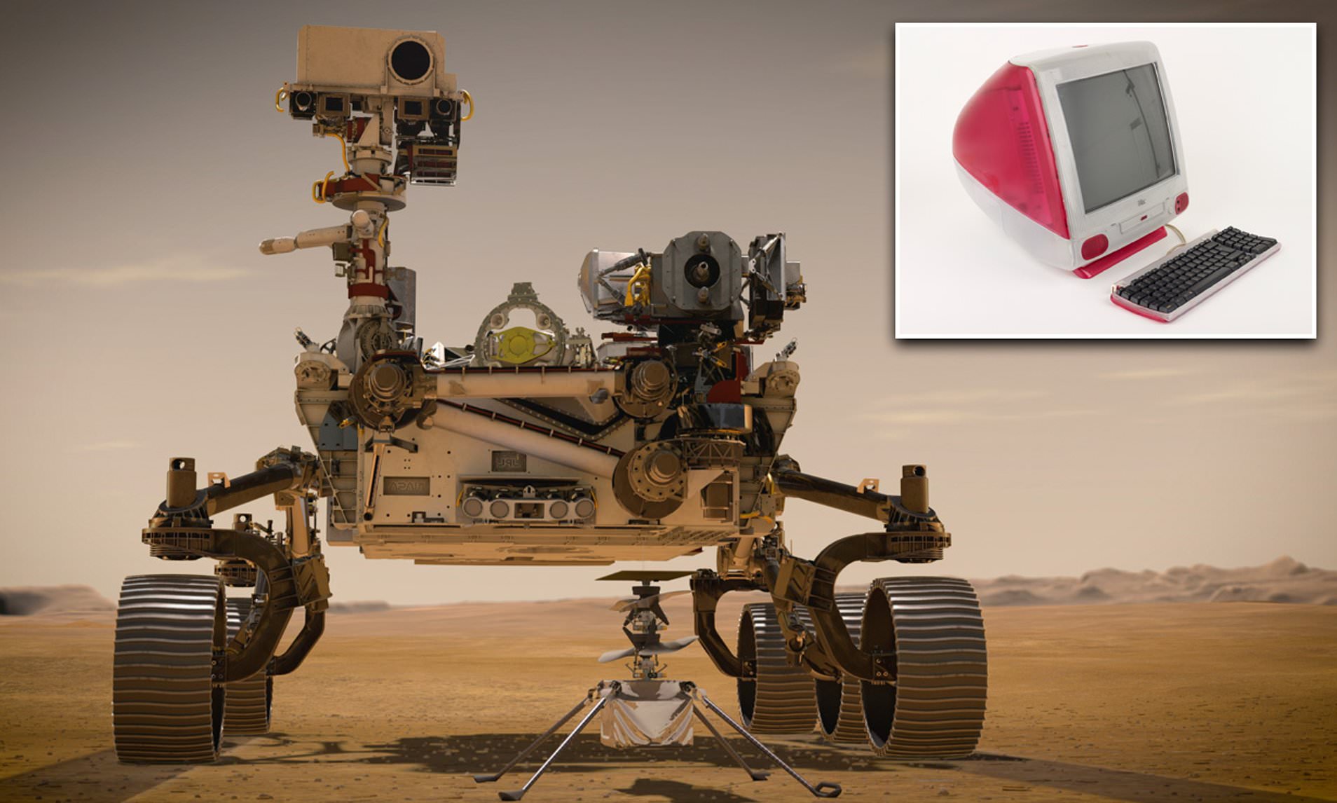 NASA’s new Mars rover has a similar processor as an iMac from 1998