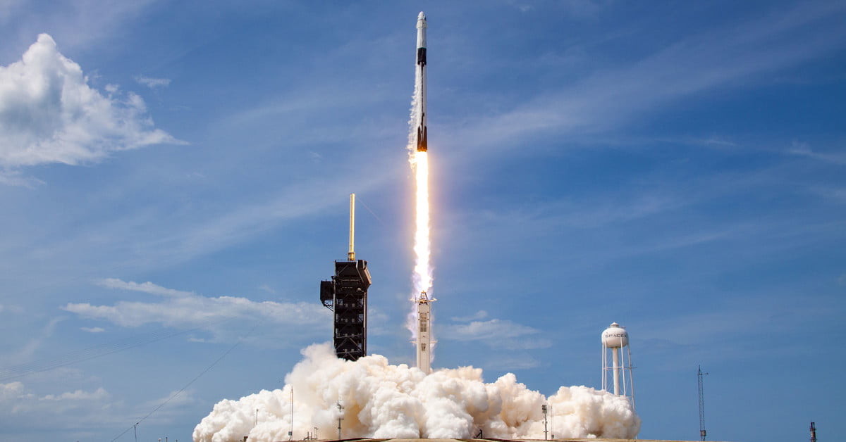 SpaceX successfully launches one of its Falcon 9 rockets into space for a record ninth time