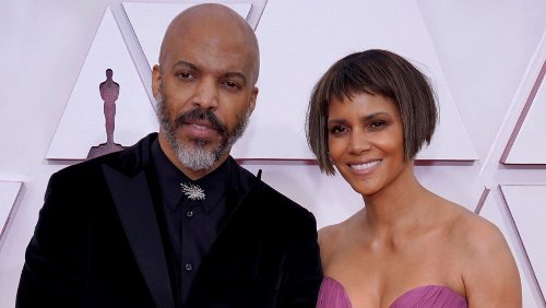 Oscars 2021: Halle Berry shows off new short bob haircut during red carpet debut with boyfriend Van Hunt