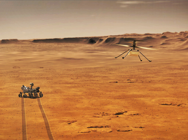 Following a half year on Mars, NASA’s Mini Copter is as yet flying high