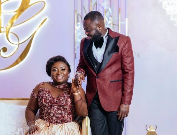 Gifty Oware-Aboagye married her Best friend Lawyer Peter Kwaku Mensah Last month after announcing their engagement