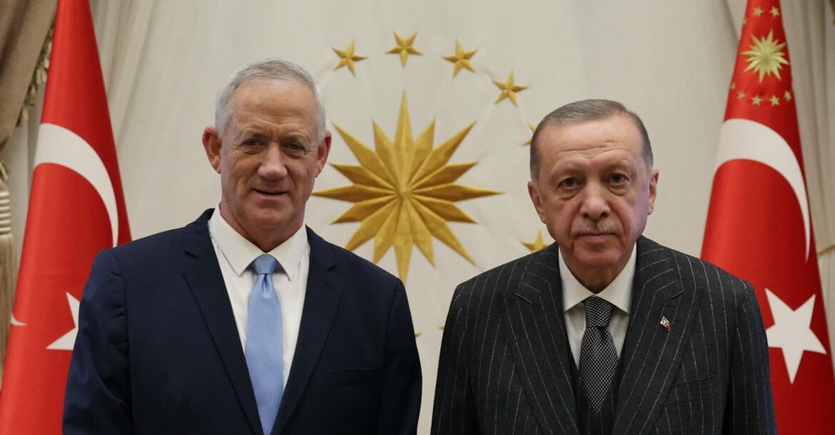 Israel’s Defence Minister Benny Gantz relaunches defence attaches with Turkey
