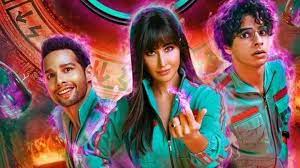 Katrina Kaif, Siddhant Chaturvedi, and Ishaan Khatter take you on a funny adventure with ghosts in the Phone Bhoot trailer