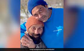 Bobby sent Sunny Deol, who turned 65 today, the best birthday greeting.