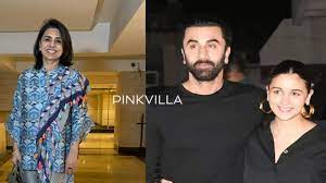 When questioned about the name of Alia Bhatt and Ranbir Kapoor’s baby girl, Neetu Kapoor responds AS SEEN HERE