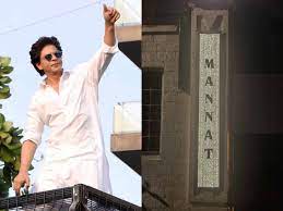 Pictures of Shah Rukh Khan’s diamond-encrusted nameplate for Mannat have gone viral