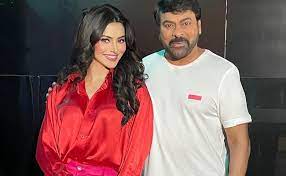 Posing with Chiru, Urvashi gets ready for a special song