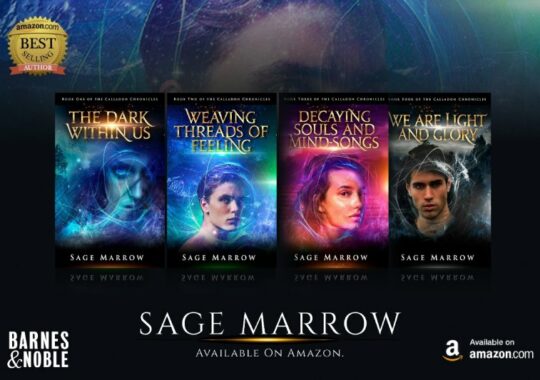 Sage Marrow – exciting readers with absorbing ideas, compelling plots, and complex characters