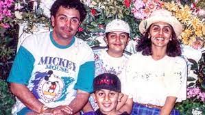 Neetu Kapoor commemorates her late spouse on their anniversary by sharing a photo of Rishi and Ranbir from their youth