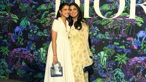 Dior’s Fall 2023 runway display at Gateway of India features Radhika Merchant and Isha Ambani, who both exude grace and beauty