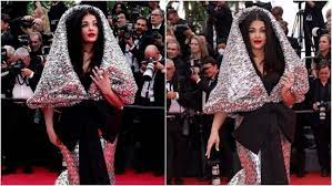 Fans remark that “Everyone can go home now, Queen is here” after Aishwarya Rai’s appearance on the Cannes 2023 red carpet in a mysterious gown