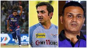Responses to Mohsin’s game-winning final over break the internet Gambhir and Sehwag after LSG defeated MI in the IPL 2023
