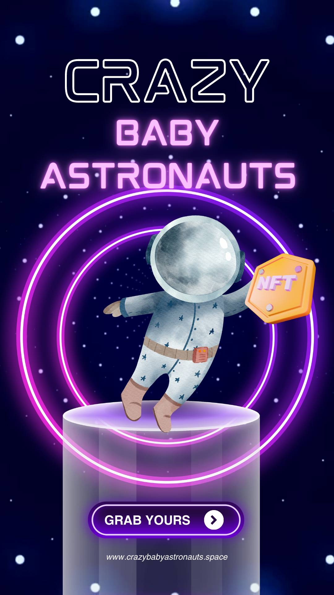 “Crazy Baby Astronauts” NFT Collection Sells Out in Record Time, Generating over 14 ETH in Sales Volume