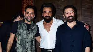 At Karan Deol’s pre-wedding celebration in Mumbai, Bobby Deol, Sunny Deol, and Abhay Deol get together once again. Watch