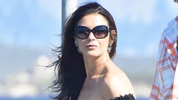 Catherine Zeta-Jones Shows Off Her Bathing suit Style in an Unclogging One-Piece