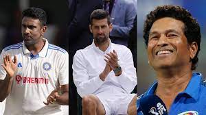 Tendulkar praises the Serb’s “mental toughness” while Ashwin pokes fun at Djokovic in a cryptic tweet following his Wimbledon loss