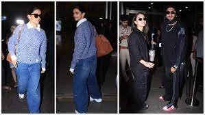 As Alia Bhatt and Ranveer Singh depart hours later, Deepika Padukone is seen at the airport wearing a sweatshirt