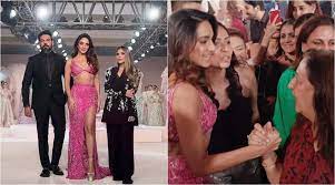 On the runway, Kiara Advani looks like Barbie and her mother-in-law She has Rimma Malhotra as her biggest supporter. View video