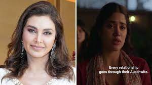 To the “insensitive” passage about Auschwitz in Bawaal, Lisa Ray responds “noooo”