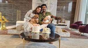 Happy one month baby Klin Kaara, Ram Charan’s mother-in-law writes alongside the cutest photo of her son, Upasana, and their daughter