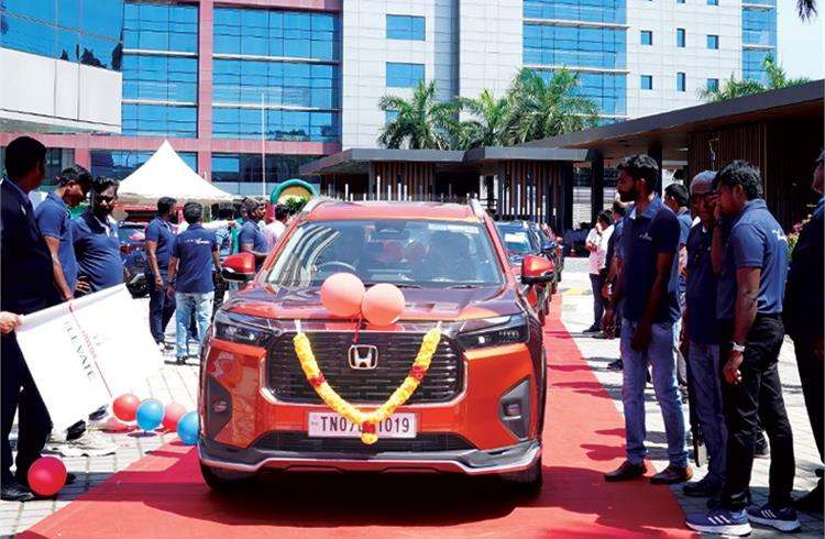Chennai Hosts Honda Cars India’s Massive Honda Elevate Delivery Event.