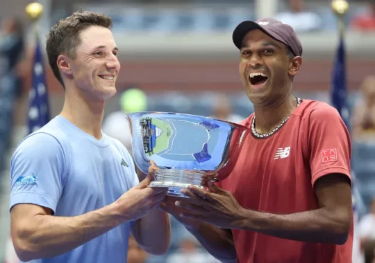 Third Consecutive US Open Doubles Victory For Rajeev Ram And Joe Salisbury