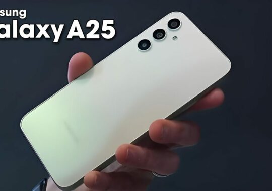 Press renders of the Samsung Galaxy A25 5G appear: AMOLED display 6.5′′ 120Hz, Exynos 1280, 4 OS updates