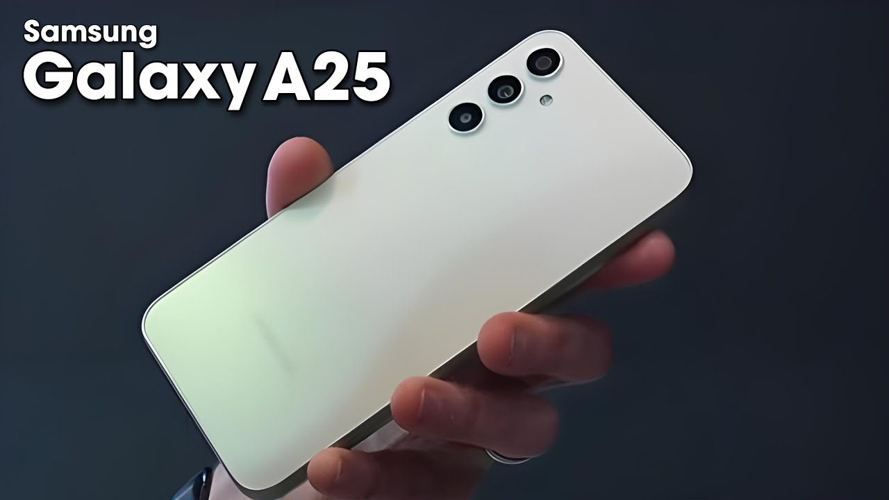 Press renders of the Samsung Galaxy A25 5G appear: AMOLED display 6.5′′ 120Hz, Exynos 1280, 4 OS updates