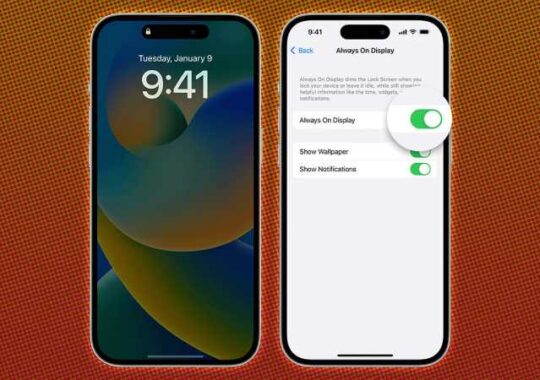 How to program the iPhone’s always-on display is provided here