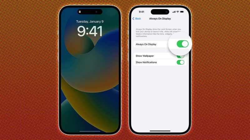 How to program the iPhone’s always-on display is provided here