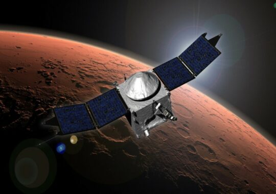 MAVEN on NASA watches the solar wind fade away