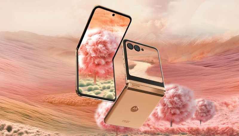 Motorola Unveils the Razr 40 Ultra and Edge 40 Neo in Peach Fuzz, the Pantone 2024 Color of the Year