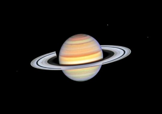 Saturn’s Seasonal Wonder: Ring Spoke Phenomenon Revealed by Hubble’s Ultra-Sharp Vision