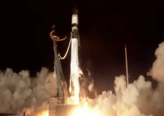 The successful return-to-flight Electron launch was accomplished by Rocket Lab