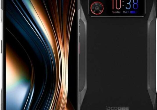 Doogee V20S: a 5G smartphone featuring dual SIM, a robust housing, and an additional display