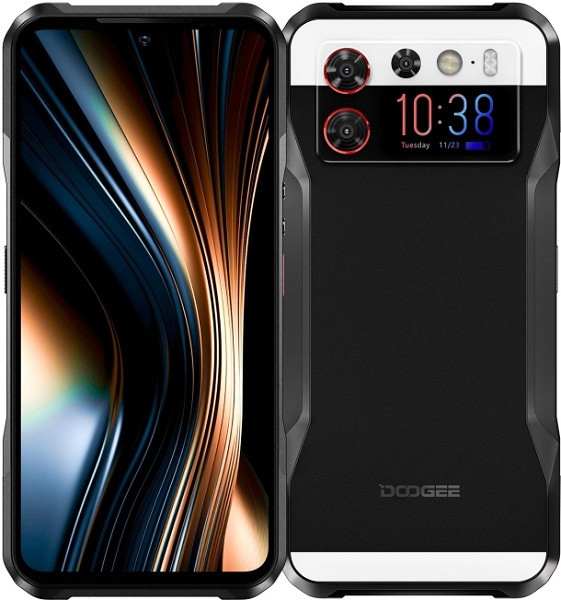 Doogee V20S: a 5G smartphone featuring dual SIM, a robust housing, and an additional display