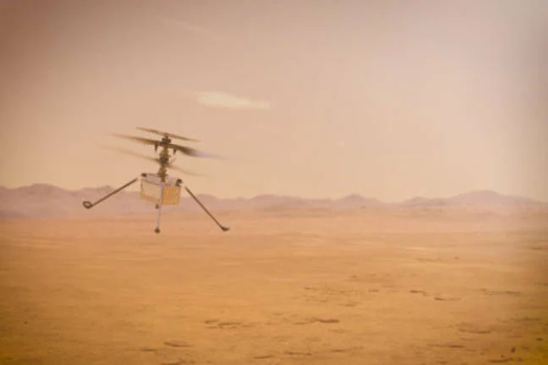NASA was able to locate the Mars helicopter Ingenuity after losing communication with it