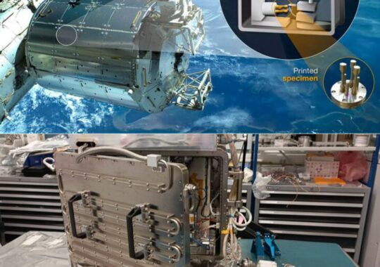 The ISS will host a test of metal 3D printing by the European Space Agency