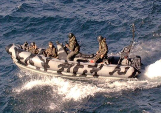 The military suspends the search for Navy SEALs missing during an Iranian-weapons attack on a ship